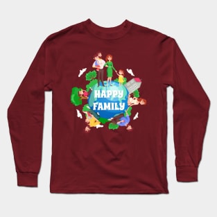 Happy Family Long Sleeve T-Shirt